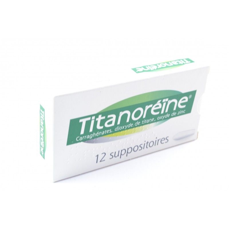 TITANOREINE Suppositoire Boite de 12 - NotrePharma TITANOREINE Suppositoire Boite de 12 - NotrePharma