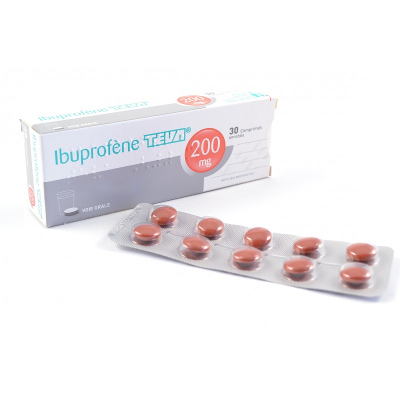 IBUPROFENE TEVA 200 mg Boite de 30 comprimés NotrePharma