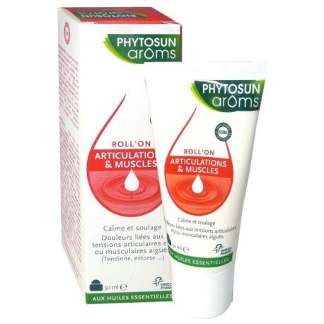 PHYTOSUN AROMS Roll'on Articulations et muscles Tube de 50 ml  NotrePharma