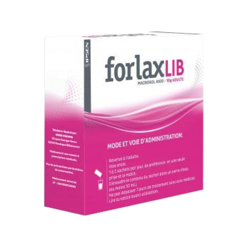 FORLAXLIB Constipation chez l'adulte Boite de 10 sachets
