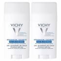 VICHY Déodorant 24h - Toucher sec - Sans sel d'aluminium - 2 Sticks de 40ml