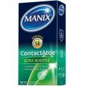 MANIX ContactALOE Ultra sensitive Boite de 14 preservatifs