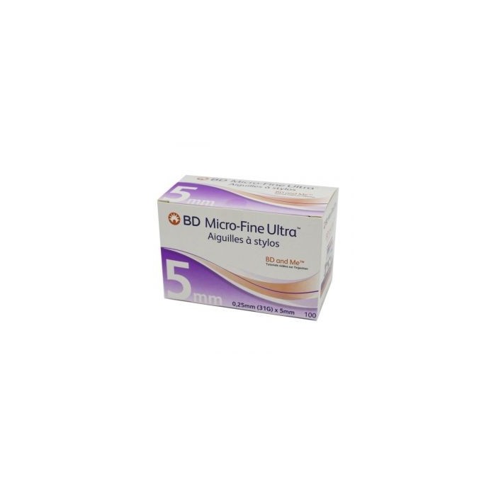 BD MCRO-FINE ULTRA Aiguilles à stylos 5 mm Boite de 100 BD MCRO-FINE ULTRA Aiguilles à stylos 5 mm Boite de 100
