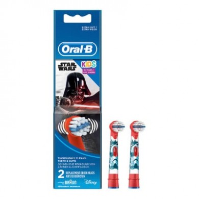 ORAL B Brossettes kids STAR WARS Boite de 2 ORAL B Brossettes kids STAR WARS Boite de 2