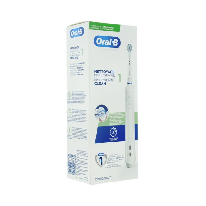 Oral B Brosse à dents électrique Nettoyage professionnel 1 Oral B Brosse à dents électrique Nettoyage professionnel 1