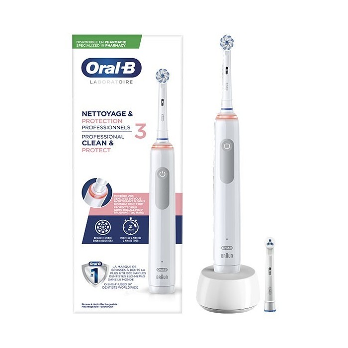 ORAL B Brosse à Dents Électrique Nettoyage et Protection Professionnels 3