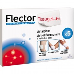 FLECTOR TISSUGEL Diclofénac 1% Emplâtres Boite de 5