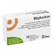 BLEPHACLEAN Hygiène des paupières Boite de 20 lingettes stériles