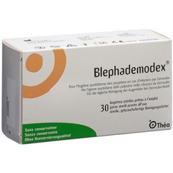 BLEPHADEMODEX Lingettes stériles pour l'hygiène des paupières Boite de 30 BLEPHADEMODEX Lingettes stériles pour l'hygiène des paupières Boite de 30