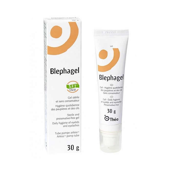 BLEPHAGEL Gel stérile pour l'hygiène paupières et cils Tube de 30 grammes