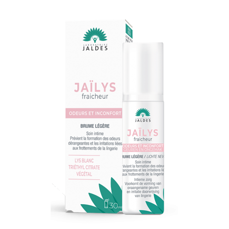 JAÏLYS Fraicheur Brume légère odeurs et inconfort Spray de 30 ml