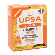 UPSA VITALITE Vitamine C 500 Mg Boite de 10 sachets doses