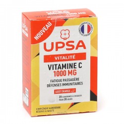 UPSA VITALITE Vitamine C 1000 Mg Boite de 20 comprimés a croquer