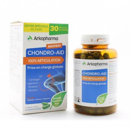 ARKOPHARMA CHONDRO-AID 100 % articulation Boite de 120 gélules