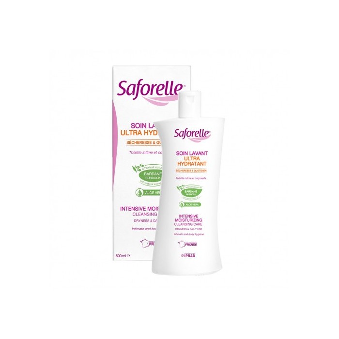 SAFORELLE Soin lavant ultra hydratant Flacon de 500ml