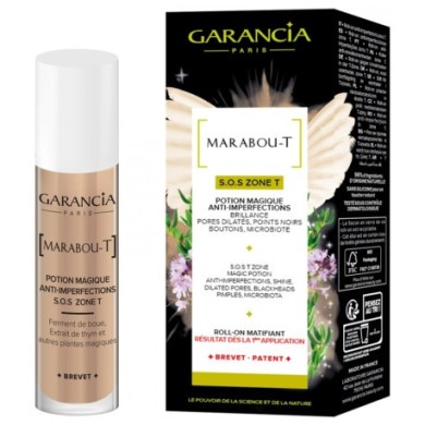Garancia Marabou-T S.O.S Zone T Roll-On Matifiant Flacon de 10 ml Garancia Marabou-T S.O.S Zone T Roll-On Matifiant Flacon de 10 ml