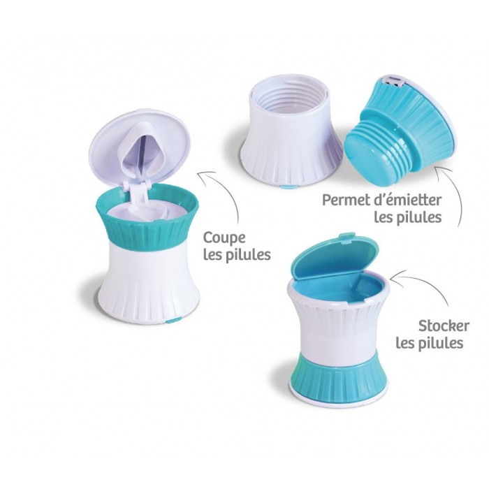 ORIUM Brise pilules 3 en  1