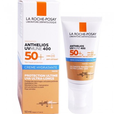 la roche posay ANTHELIOS UVMUNE 400 CRÈME SOLAIRE TEINTÉE SPF50+ tube de 50 ml