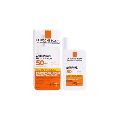 la roche posay ANTHELIOS UVMUNE 400  FLUIDE INVISIBLE SANS PARFUM tube de 50 ml