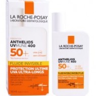 la roche posay ANTHELIOS UVMUNE 400  FLUIDE INVISIBLE tube de 50 ml + eau thermale 50 ml offerte