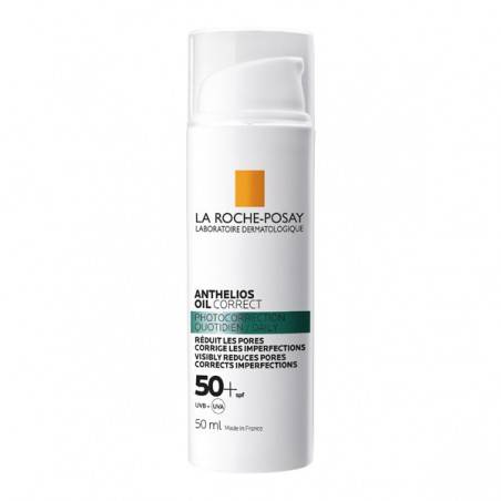 LA ROCHE POSAY Anthelios OIL CORRECT Gel crème quotidien Tube de 50ml