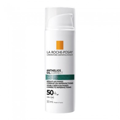LA ROCHE POSAY Anthelios OIL CORRECT Gel crème quotidien Tube de 50ml LA ROCHE POSAY Anthelios OIL CORRECT Gel crème quotidien Tube de 50ml