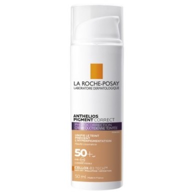 La Roche-Posay Anthelios Pigment Correct SPF50+ Crème teintée Tube de 50 ml