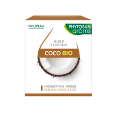 Phytosun Arôms Huile Végétale Coco Bio Pot de 100ml Phytosun Arôms Huile Végétale Coco Bio Pot de 100ml