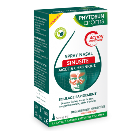 PHYTOSUN AROMS SPRAY NASAL SINUSITE Spray de 50 mg