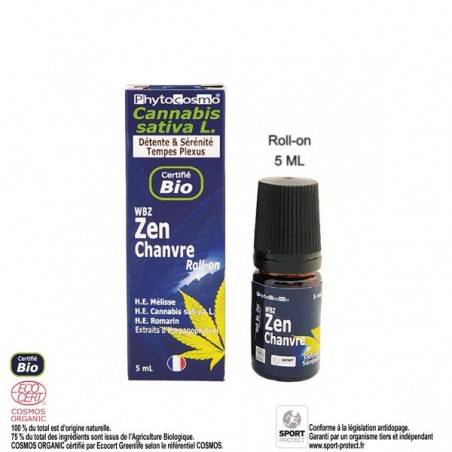 PHYTOCOSMO WBZ Zen Chanvre roll on de 5 ml