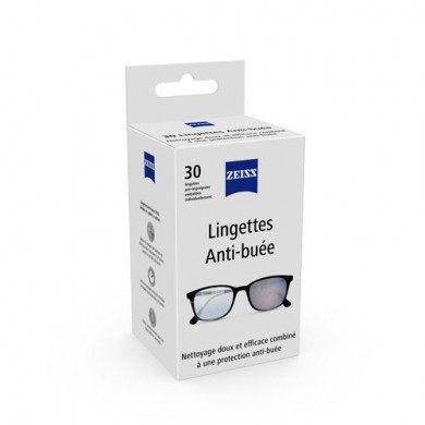 Zeiss lingettes anti-buée pour lunette Boite de 30