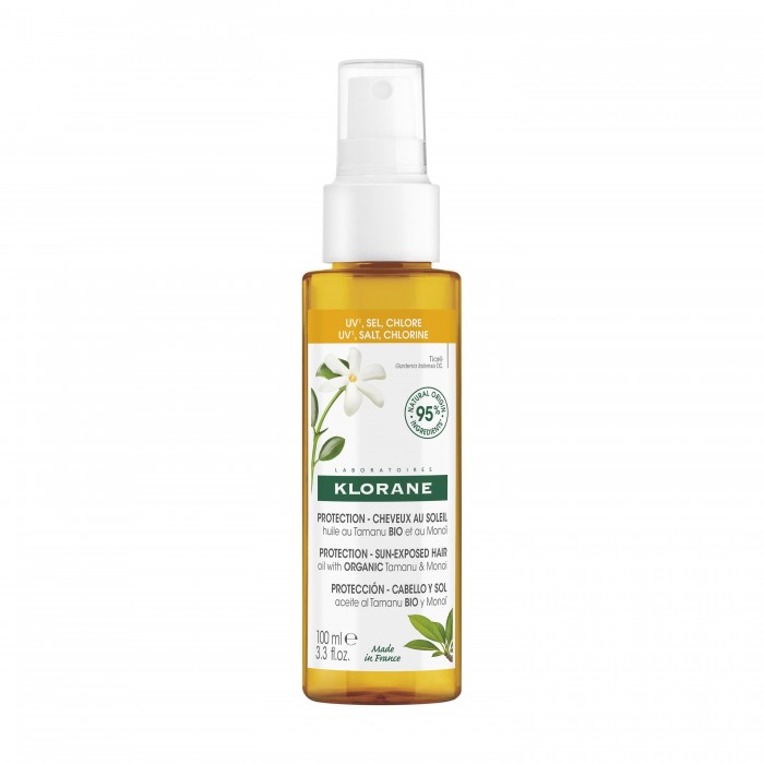 KLORANE Huile de protection au TAMANU  BIO et Monoï Spray de 100 ml