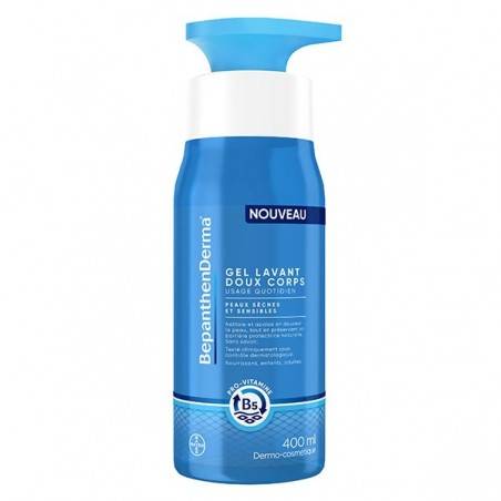 BepanthenDerma Gel Lavant Doux Corps Flacon pompe de 400 ml