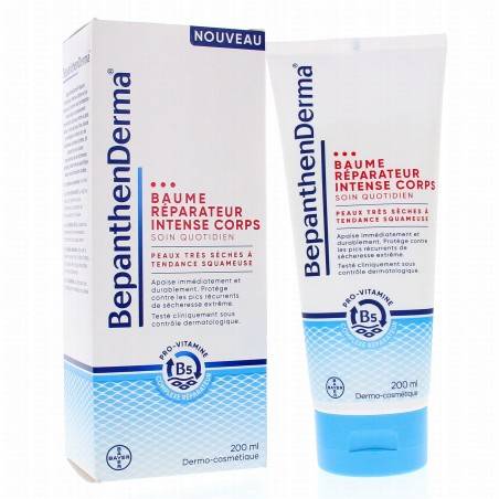 BepanthenDerma Baume Réparateur Intense Corps Tube de 200 ml