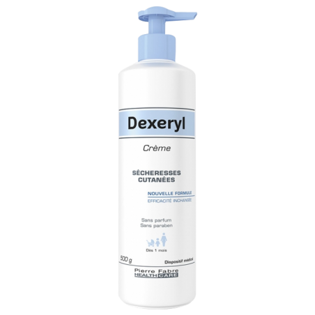 DEXERYL Crème Sécheresses cutanées Flacon pompe de 500 grammes