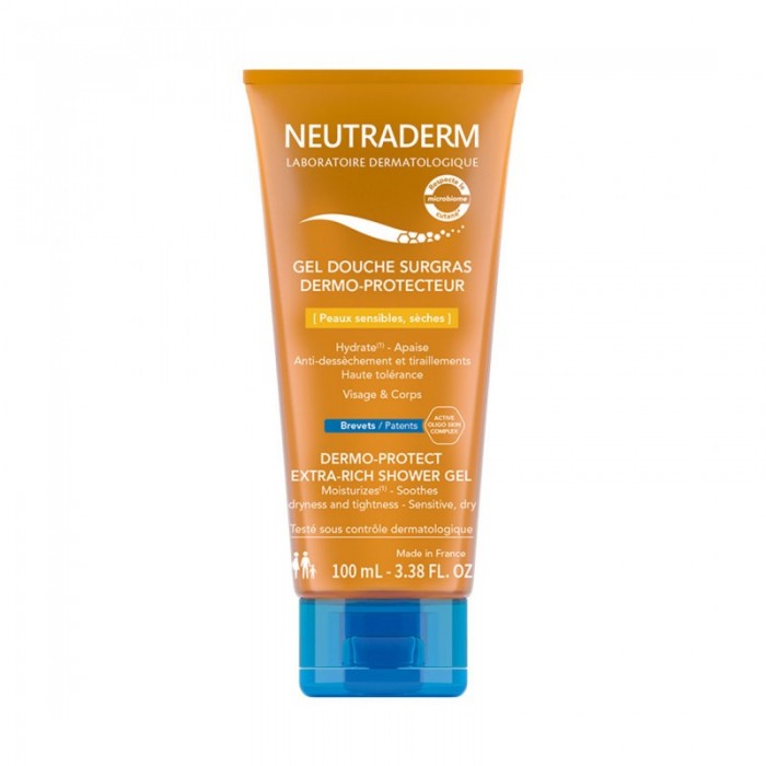 NEUTRADERM Gel douche Surgras dermo-protecteur Tube de 100 ml NEUTRADERM Gel douche Surgras dermo-protecteur Tube de 100 ml