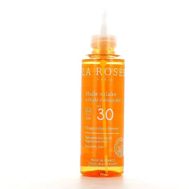 La Rosée Huile solaire à l'huile d'abricot BIO SPF 30 Spray de 150 ml La Rosée Huile solaire à l'huile d'abricot BIO SPF 30 Spray de 150 ml