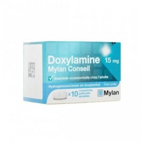 DOXYLAMINE 15 mg mylan Conseils Boite de 10 comprimés