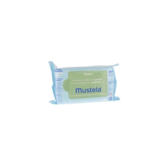 Mustela Bébé Lingettes Nettoyantes Avocat Pack x4
