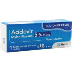 ACICLOVIR 5 % Mylan conseils Tube de 2 g ACICLOVIR 5 % Mylan conseils Tube de 2 g