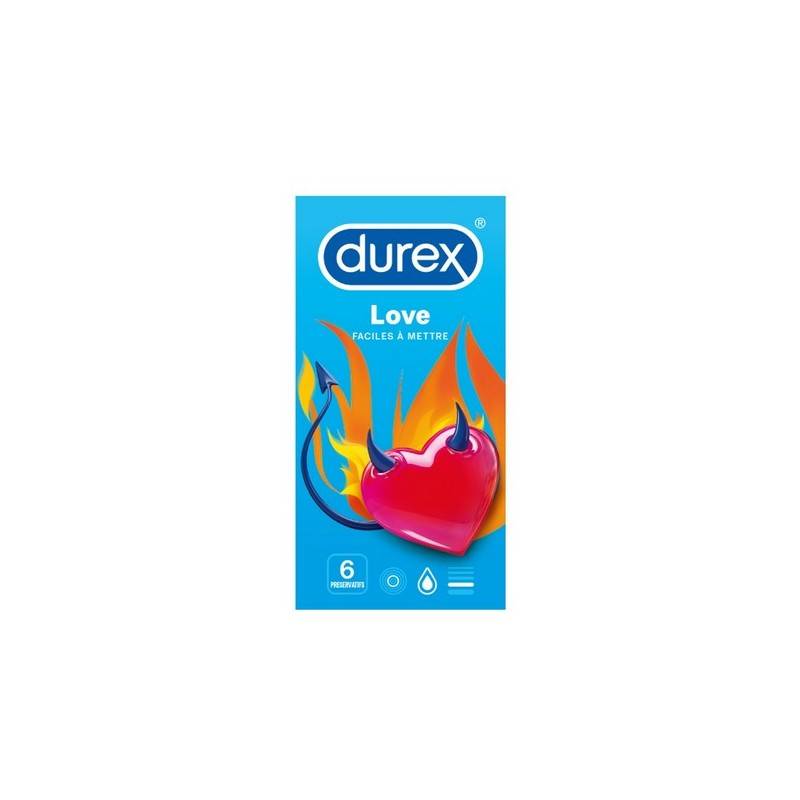 DUREX LOVE Boite de 6 préservatifs