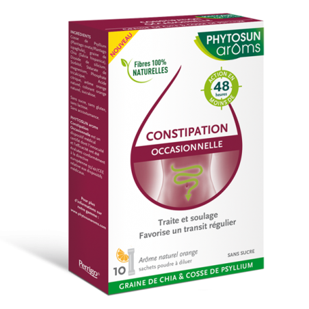 PHYTOSUN AROMS Constipation occasionnelle Boite de 10 sachets arôme orange