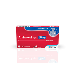 Ambroxol 30mg troubles sécrétion bronchique Boite de  20 comprimés