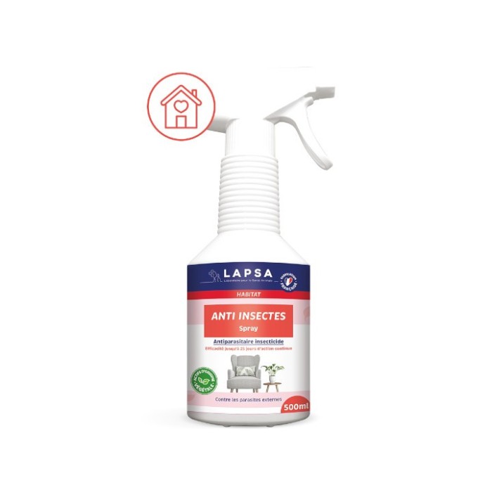 LAPSA HABITAT SPRAY ANTI INSECTES Spray de 500ML