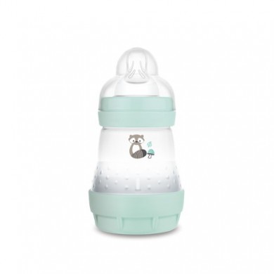 MAM Biberon Anti-Colique - 160ml - 0 à 6 mois - Tétine Débit 1 - bleue, aqua MAM Biberon Anti-Colique - 160ml - 0 à 6 mois - Tétine Débit 1 - bleue, aqua