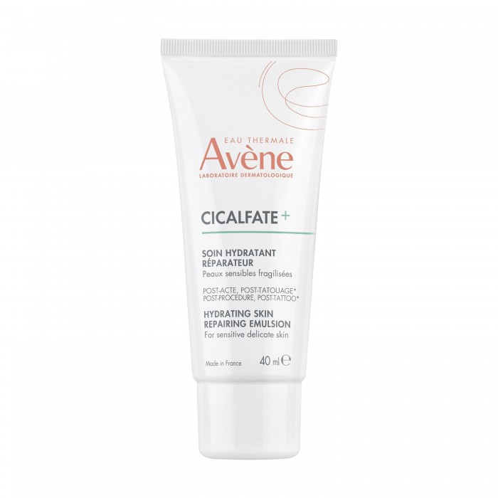 AVENE Cicalfate+ Soin hydratant réparateur post-acte, post-tatouage Tube de 40 ml