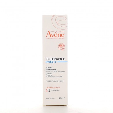 Avène Tolérance Hydra-10 Fluide Hydratant Tube de 40 ml Avène Tolérance Hydra-10 Fluide Hydratant Tube de 40 ml