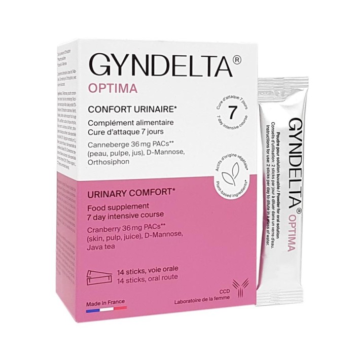 Gyndelta Optima confort urinaire Boite de 14 sticks