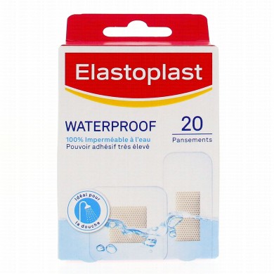 ELASTOPLAST Pansements waterproof  Boite de 20 ELASTOPLAST Pansements waterproof  Boite de 20