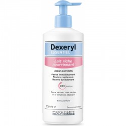Dexeryl Essentiel Lait Riche Nourrissant Flacon pompe de 500 ml Dexeryl Essentiel Lait Riche Nourrissant Flacon pompe de 500 ml